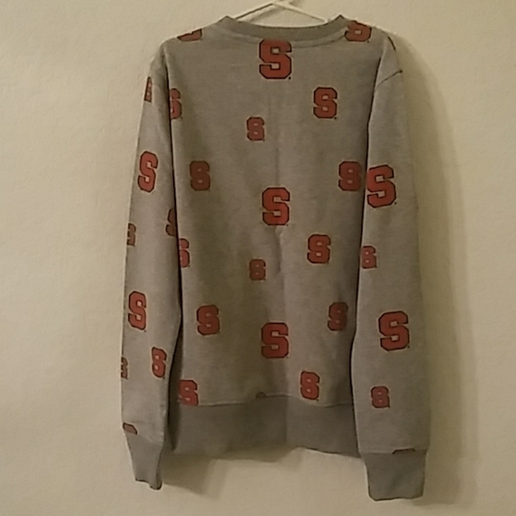 NWOT Syracuse Gray Orange Cotton Sweatshirt YOUTH - Picture 5 of 5